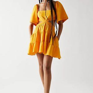 Free People Cross Of Sunlight Mini Endless Summer Dress XL